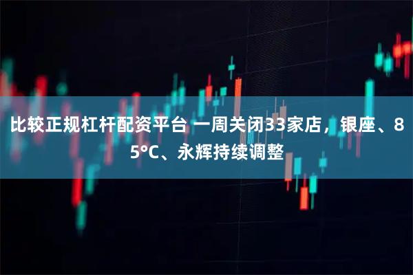 比较正规杠杆配资平台 一周关闭33家店，银座、85°C、永辉持续调整