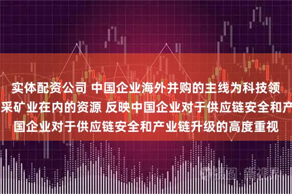 实体配资公司 中国企业海外并购的主线为科技领域及高端制造 和包括采矿业在内的资源 反映中国企业对于供应链安全和产业链升级的高度重视